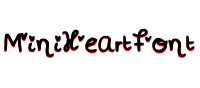 MiniHeartFont